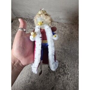 Soffieria De Carlini Christmas Ornament Mouse King Vintage  NWT Original Package
